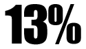 13 Percent