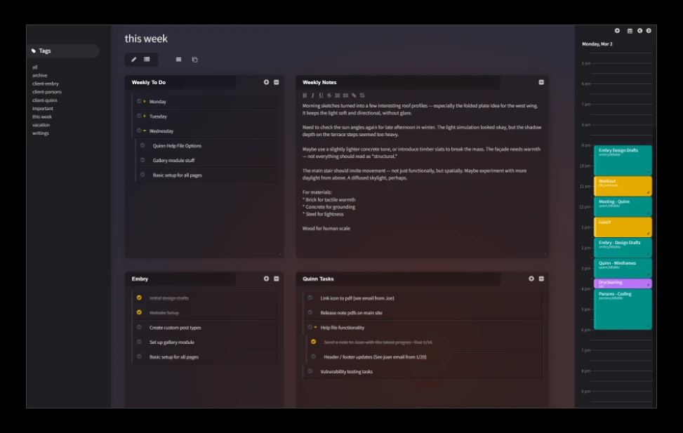 Zindash dashboard screenshot