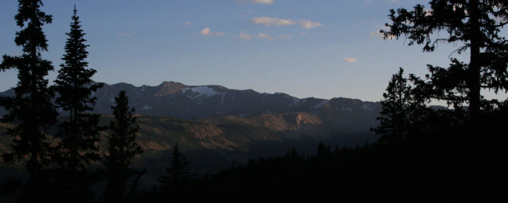 The Rockies at Sunset