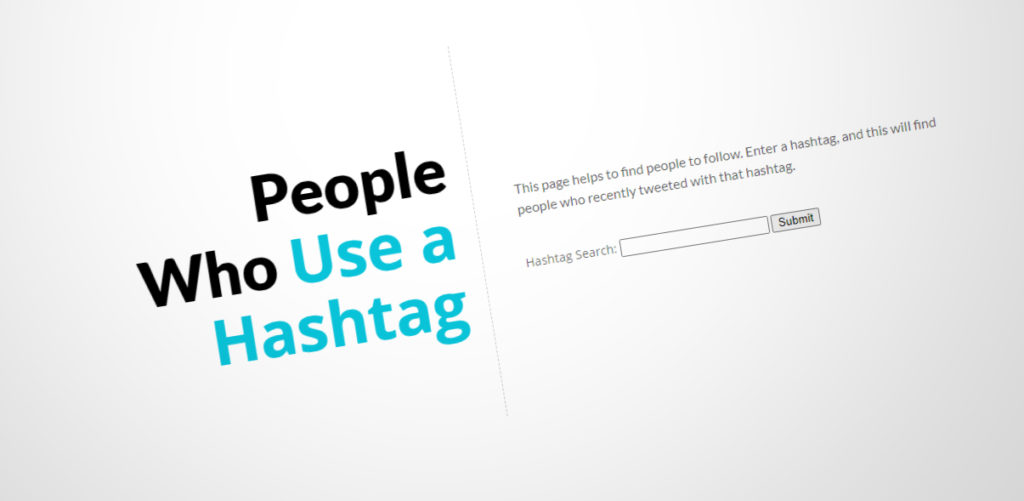 Finding people to follow on Twitter